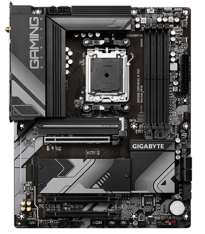 Gigabyte B650 GAMINGX X AX V2, 4xDDR5, 4xSATA, 3xM.2, 2.5Gb netkort, WiFi 6E & Bluetooth.