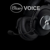 Logitech G PRO X heyrnartól með Blue VO!CE hljóðnema