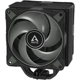 Arctic Freezer 36 A-RGB svört örgjörvakæling með 2x 12cm hljóðlátum A-RGB viftum, fyrir AM4/AM5 og LGA1700/LGA1851