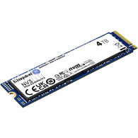 Kingston 4TB NV3 PCIe NVMe 4.0 SSD M.2, 6000/5000MB/s, 3 ára ábyrgð
