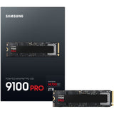 Samsung 9100 Pro 2TB NVMe PCIe 5.0 M.2 SSD 14.800/13.400 MB/s, 5 ára ábyrgð