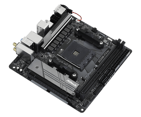 ASRock A520M-ITX/ac, Ryzen 5000 stuðningur, 2xDDR4, 1xM.2, 3 ára ábyrgð