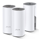 TP-Link Deco M4 AC1200 Mesh þrír þráðlausir aðgangspunktar, virka einnig sem router/beinir