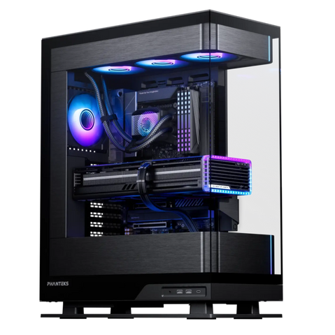 Phanteks Evolv X2 – Turnkassi, svartur, tempered gler, D-RGB lýsing