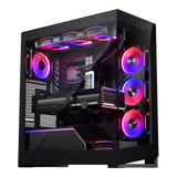 Phanteks NV5 Svartur með skyggðu gleri