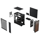 Fractal Design North, svartur ATX turnkassi með glerhlið