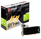 MSI GT730 Silent 0dB 2GB, DVI, HDMI & VGA