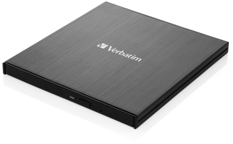 Verbatim USB-C 3.2 Gen1 Blu-ray utanáliggjandi skrifari, USB-C kapall og USB-A breytir fylgir