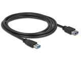 Delock USB 3.0 framlenging 2 metra