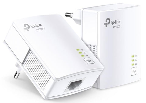 TP-Link Powerline Gigabit 1000Mbps net yfir rafmagn, tveir í pakka