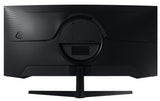 Samsung 34" G55T Odyssey leikjaskjár, 165Hz, WQHD 3440x1440, 1ms, DisplayPort & HDMI