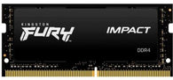 Kingston 32GB(1x32GB) DDR4 SODIMM 2933MHz, 1.2V, CL17, FURY IMPACT, lífstíðarábyrgð