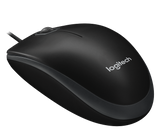 Logitech M90 svört optical mús með USB tengi
