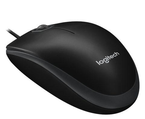 Logitech M90 svört optical mús með USB tengi