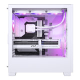 Phanteks XT Pro Ultra Hvítur með 4x ARGB viftum og skyggðu gleri