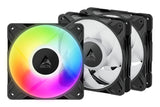 ARCTIC P12 Pro A-RGB 3-pack – 3× 120mm, PWM PST, 600–3000 rpm, 77 CFM kassaviftur, 3 ára ábyrgð