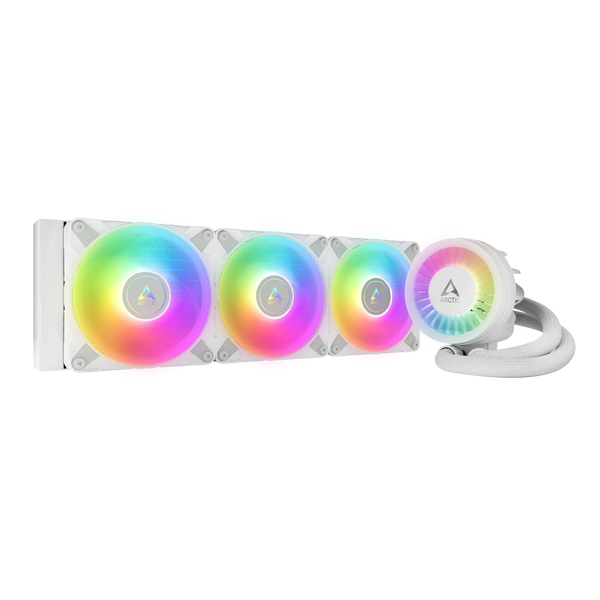 ARCTIC Liquid Freezer III 360mm hvít A-RGB vatnskæling fyrir AMD og Intel örgjörva