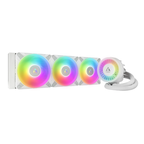 ARCTIC Liquid Freezer III 360mm hvít A-RGB vatnskæling fyrir AMD og Intel örgjörva