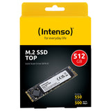 Intenso 512GB M.2 Top Performance, 520/500 MB/s, 3D NAND SSD diskur