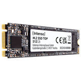 Intenso 512GB M.2 Top Performance, 520/500 MB/s, 3D NAND SSD diskur