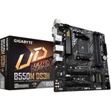 Gigabyte B550M DS3H, Ryzen 5000 stuðningur, 4xDDR4, 2xM.2, 3 ára ábyrgð