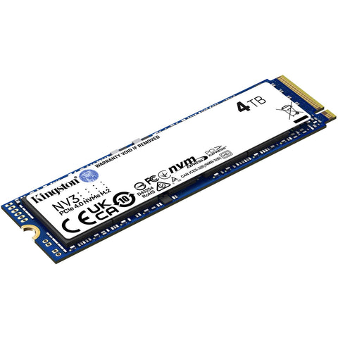 Kingston 2TB NV3 PCIe NVMe 4.0 SSD M.2, 6000/5000MB/s, 3 ára ábyrgð