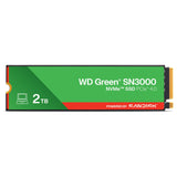 Western Digital WD Green SN3000 2TB, M.2 2280, PCIe 4.0 x4 NVMe, 5,000/4,200 MB/s