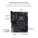 ASUS B550-F ROG STRIX GAMING Wi-Fi II, 4xDDR4, 6xSATA3, 2xM.2 PCIe 4.0 x4 NVMe, 2.5Gb netkort, WiFi6E & Bluetooth, 3 ára ábyrgð