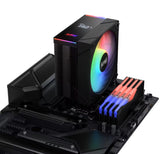 XPG Maestro Plus 42SA örgjörvakæling með skjá – 220W TDP, 120mm ARGB, 3 ára ábyrgð