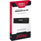 Kingston Fury Renegade 2TB SSD M.2 NVMe PCIe 5.0 x4 14.700MB/s, 5 ára ábyrgð