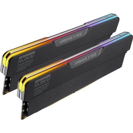 SK-HYNIX KLEVV 32GB (2x16GB) DDR5 6000MHz, URBANE V CL28 RGB svart vinnsluminni