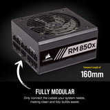 Corsair RM850x Modular aflgjafi 80plus gold. 10 ára ábyrgð