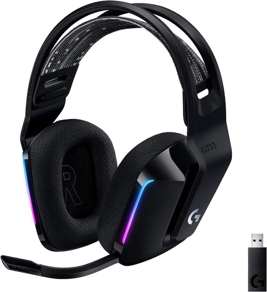 Logitech G733 Lightspeed – Létt þráðlaus leikjaheyrnartól með RGB lýsingu