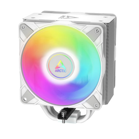ARCTIC Freezer 36 A-RGB hvít – AM5/AM4, LGA1851/1700, 2× 120mm A-RGB örgjörvakæling, 3 ára ábyrgð