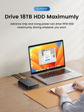 ORICO 3.5" hýsing, USB-C 5Gbps, styður allt að 18TB