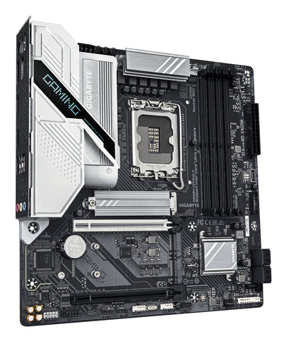 Gigabyte Z890M GAMING X, LGA1851, 4x DDR5, mATX, 3× M.2, 2.5GbE LAN, 3 ára ábyrgð
