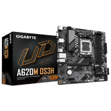 Gigabyte A620M DS3H AM5, 4x DDR5, mATX, 1× M.2, 4× SATA, GbE, 3 ára ábyrgð