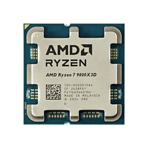 AMD Ryzen 7 9800X3D 5.2GHz Boost, 8 kjarna, 16 þræðir, 96MB í flýtiminni, 3 ára ábyrgð