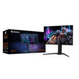 Gigabyte 27" AORUS FO27Q3 leikjaskjár, QD-OLED, 360Hz, QHD 2560x1440, 1ms, USB-C, DisplayPort & HDMI, KVM Switch