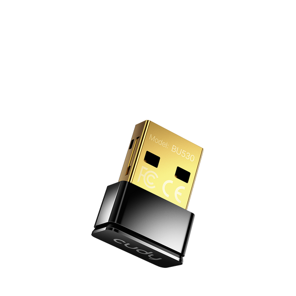 Cudy BU530 Bluetooth 5.3, Nano USB-A, Windows 7/8/10/11 og Linux stuðningur