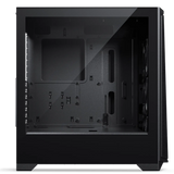 Phanteks Eclipse G370A Tempered gler, svartur/mesh með þremur ARGB viftum