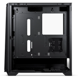 Phanteks Eclipse G370A Tempered gler, svartur/mesh með þremur ARGB viftum