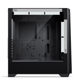 Phanteks Eclipse G370A Tempered gler, svartur/mesh með þremur ARGB viftum