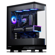 Phanteks Evolv X2 – Turnkassi, svartur, tempered gler, D-RGB lýsing