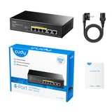 Cudy 6 porta 10/100Mbit PoE Switch