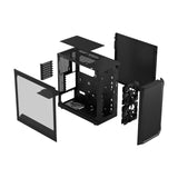 Fractal Design Focus 2 svartur með glerhlið