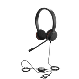 Jabra Evolve 20 MS Stereo – Heyrnartól með snúru fyrir fjarfundi og símtöl