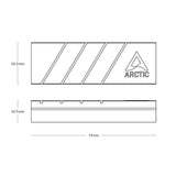Arctic M2 Pro kæling / heatsink fyrir m.2 diska, Playstation PS5 compatible