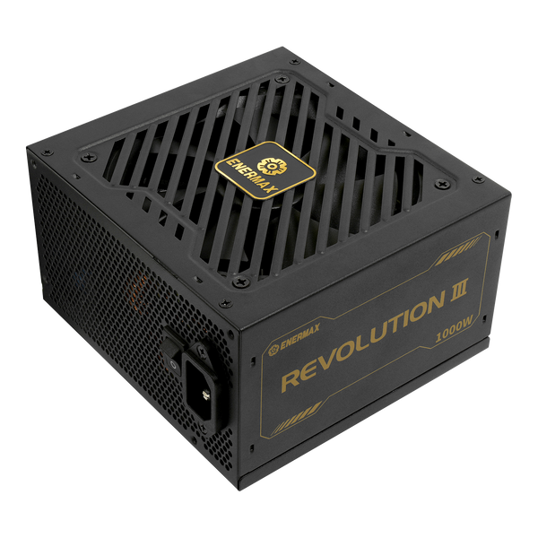 Enermax Revolution III 1000W – 80+ Gold, ATX 3.1, Fully Modular, 120mm FDB, PCIe 5.1 aflgjafi