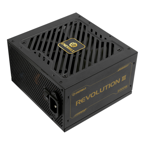 Enermax Revolution III 1000W – 80+ Gold, ATX 3.1, Fully Modular, 120mm FDB, PCIe 5.1 aflgjafi